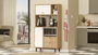 Hanah Home Armario Multiusos RE3-SW Roble y Blanco